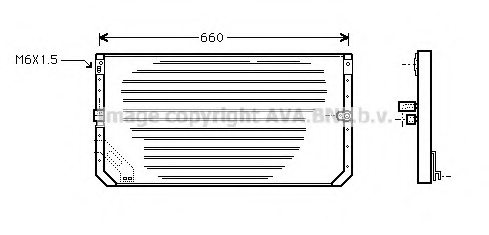 PRASCO TO5031 Condenser, air conditioning